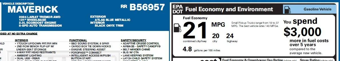 Ford Maverick Anyone receive 2025 Marverick Tremor delivery yet? Screenshot 2024-12-27 044826