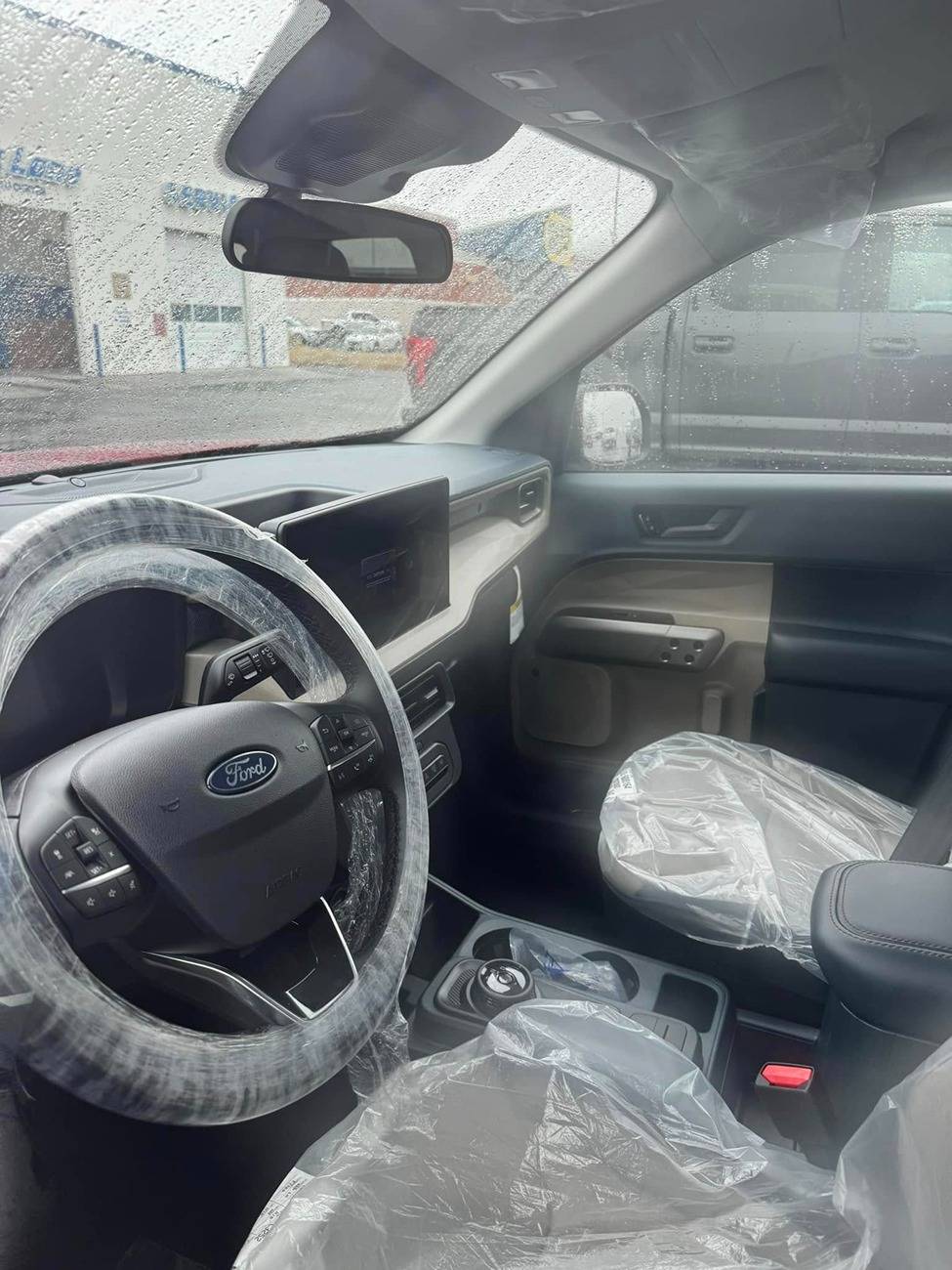 Ford Maverick RUBY RED Maverick Photos Thread Ruby Red Metallic 2025 Maverick first look at dealer3