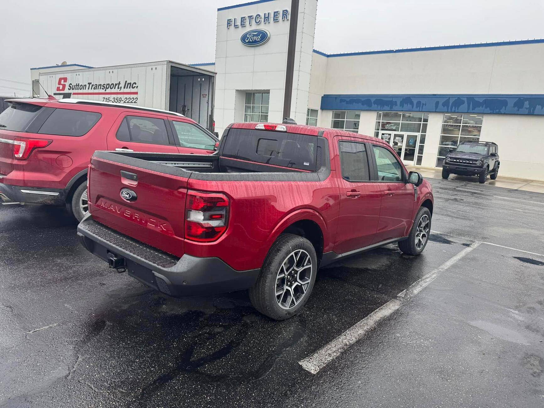 Ford Maverick Ruby Red Metallic 2025 Maverick first look at dealer! Hybrid AWD model Ruby Red Metallic 2025 Maverick first look at dealer7
