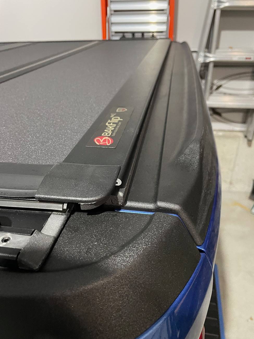 Ford Maverick Weather stripping for tailgate and hard trifold tonneau cover IMG_1194