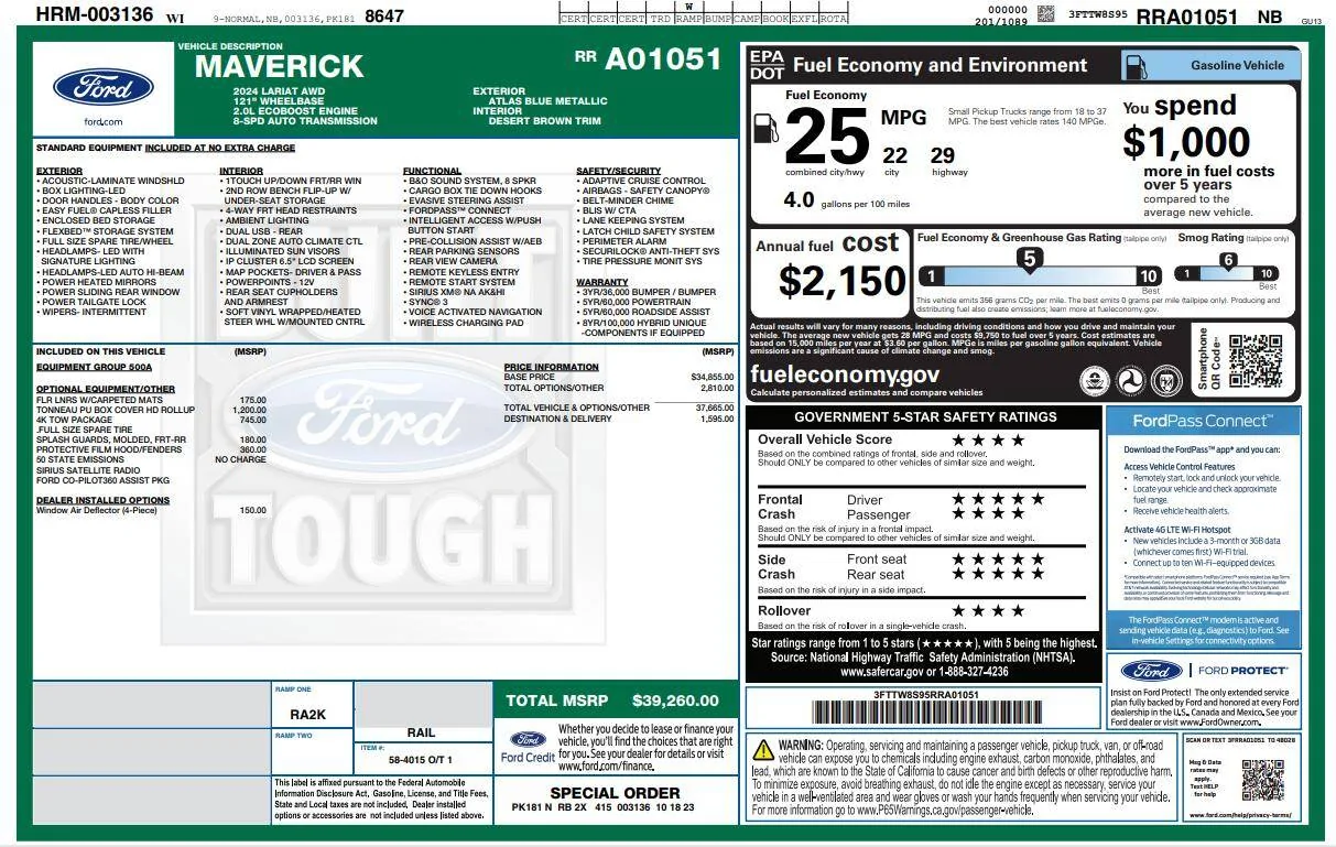 Ford Maverick $40K- the new norm? Screenshot 2024-12-29 123525