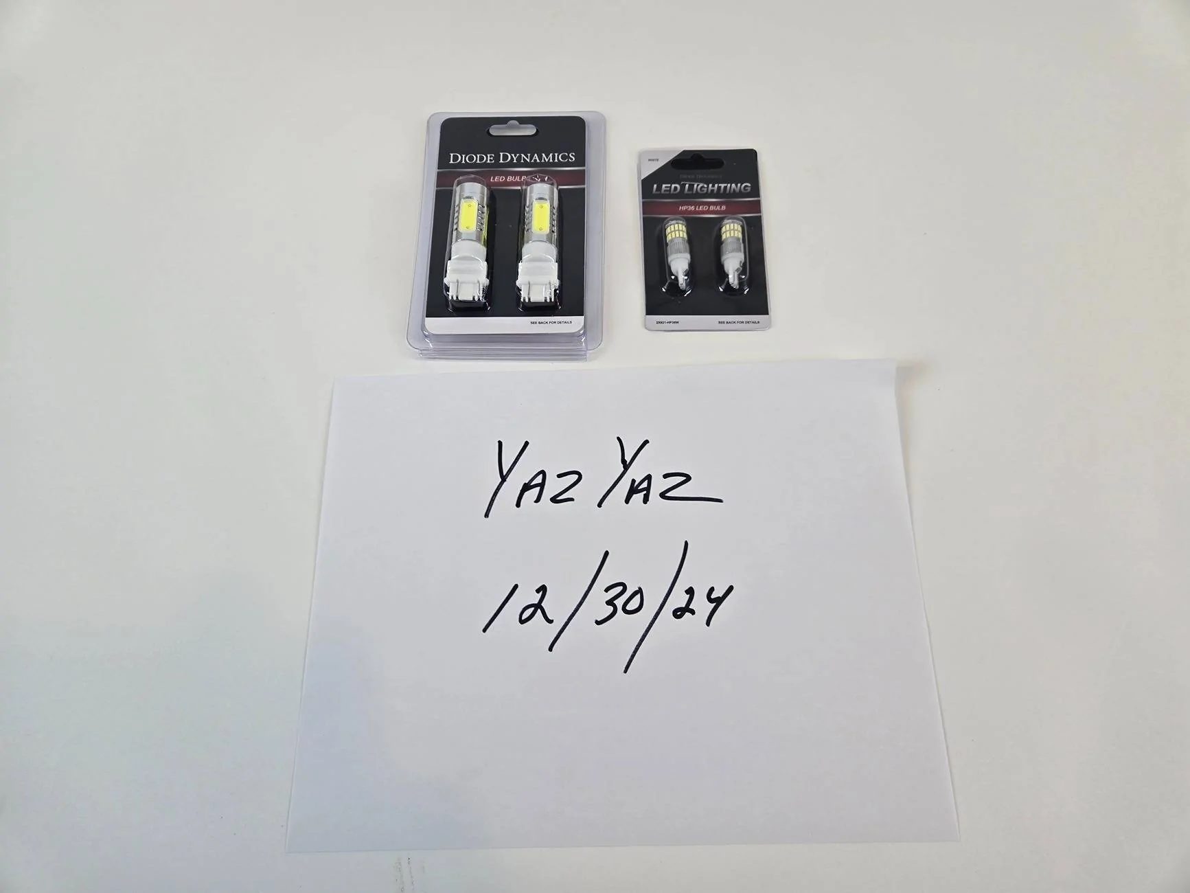 Ford Maverick Diode Dynamics LED Cargo Bulbs - HP36 and Back Up Bulbs 3157 HP11 Cool White $50 20241230_111049