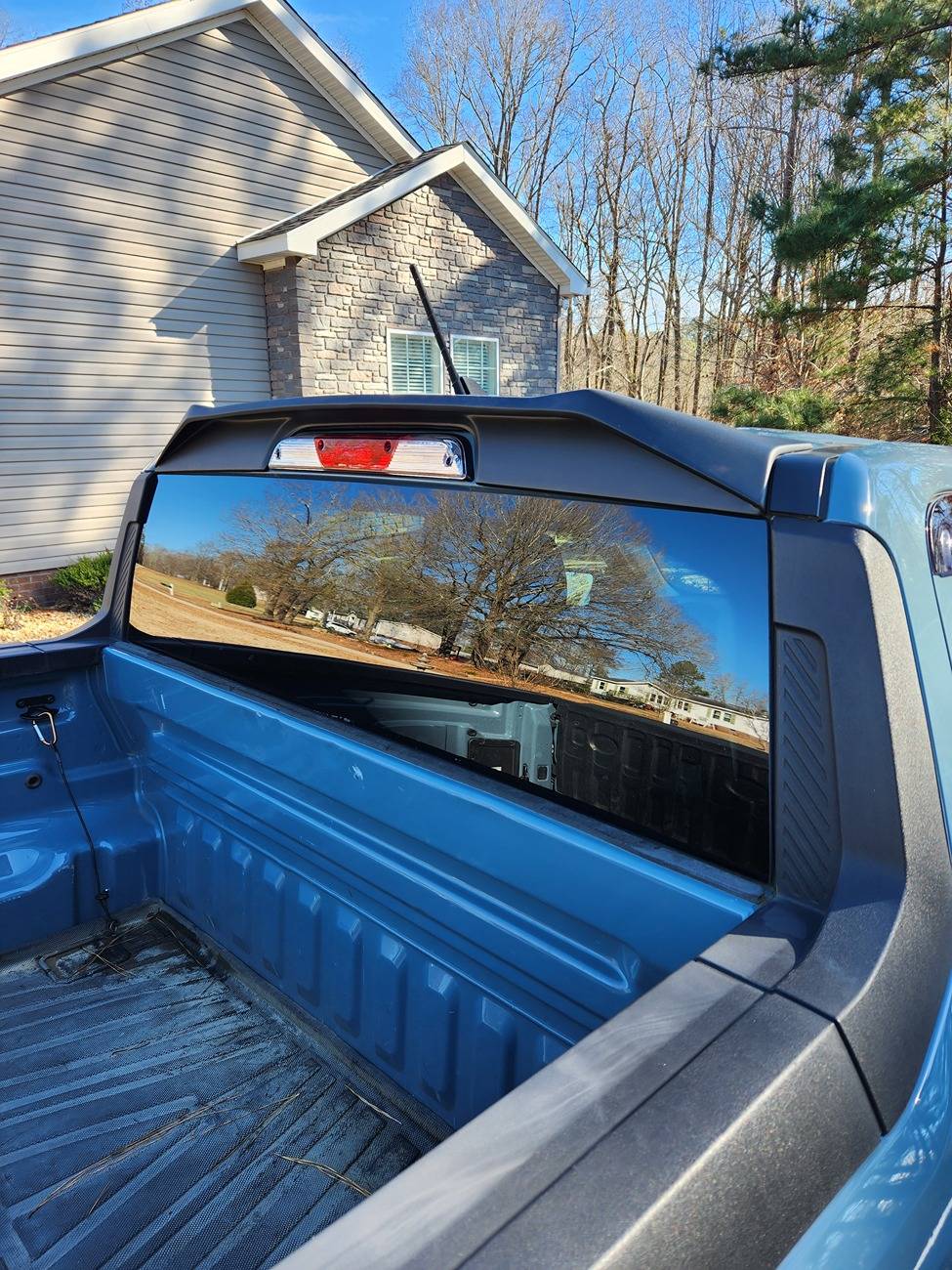 Ford Maverick 2022 Rear cab spoiler on Area 51 20241230_115446