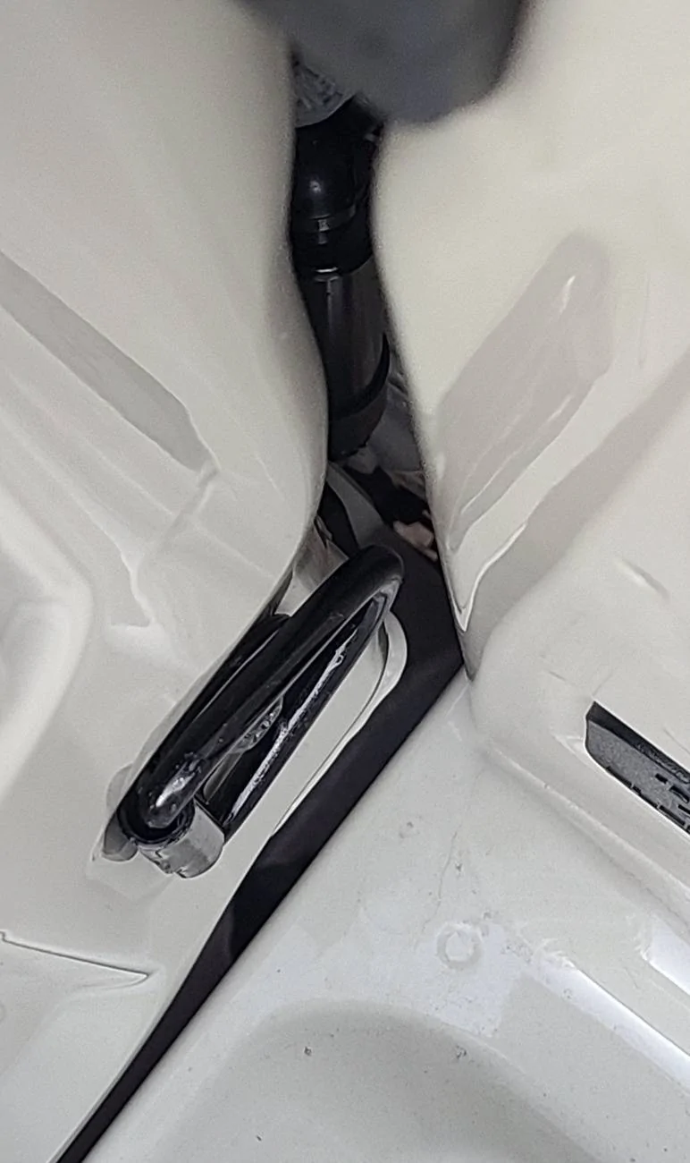 Ford Maverick Tailgate tie down anchors / hooks that work with Tailgate Assist strut -- installed pics 20241230_165041