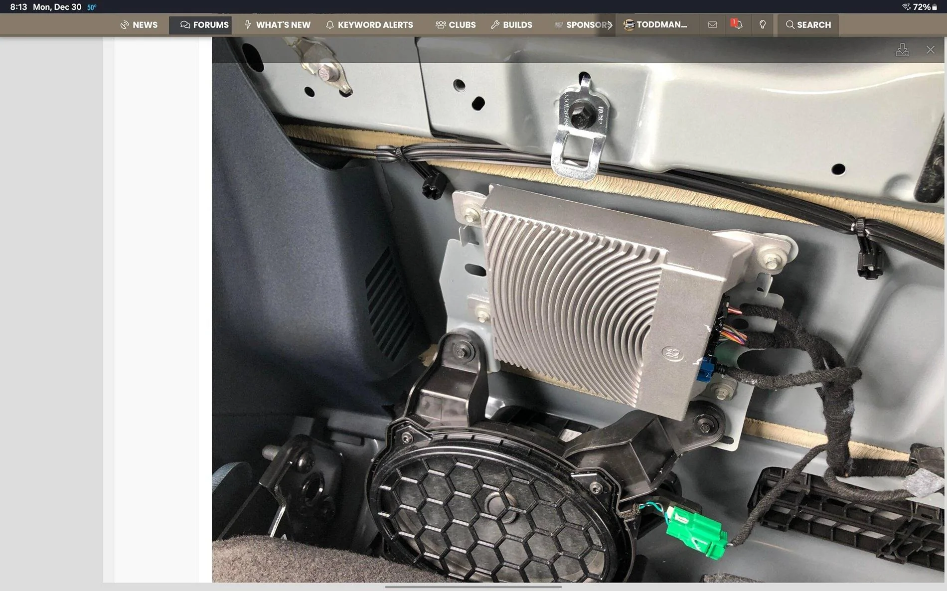 Ford Maverick Adding subwoofer to lariat advice. B&O Screenshot_20241230_201309_Chrom