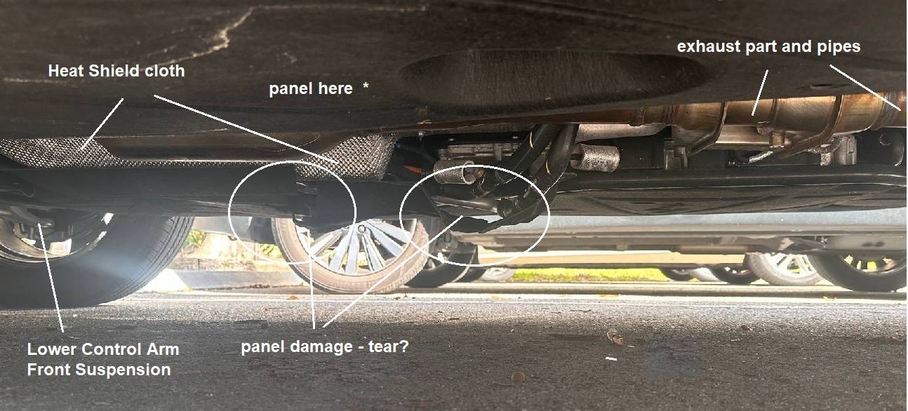 Ford Maverick Maverick Lariat Hybrid 2024 undercarriage damaged Underside Hybrid