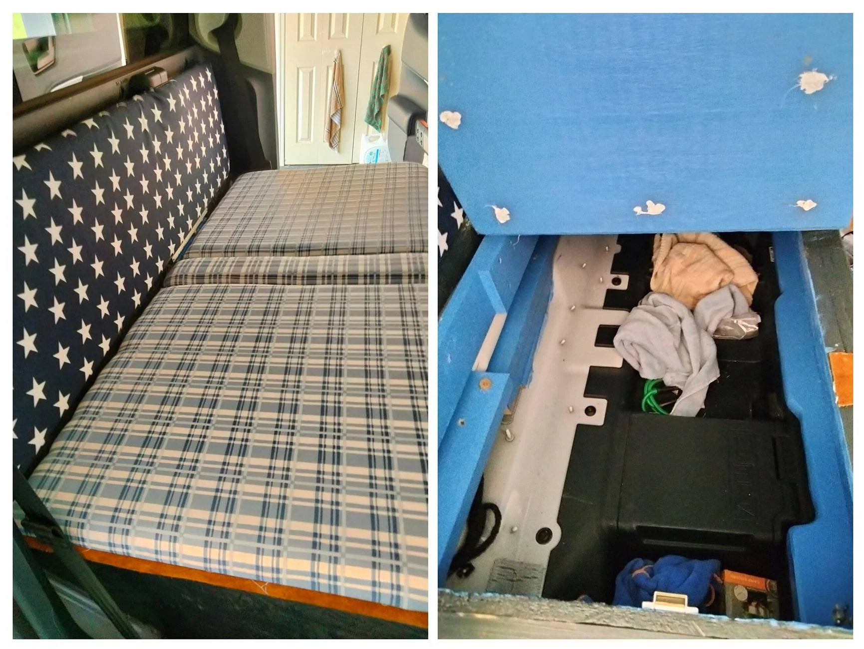 Ford Maverick Hate area behind rear seat hybrd 20230412_132558-COLLAGE