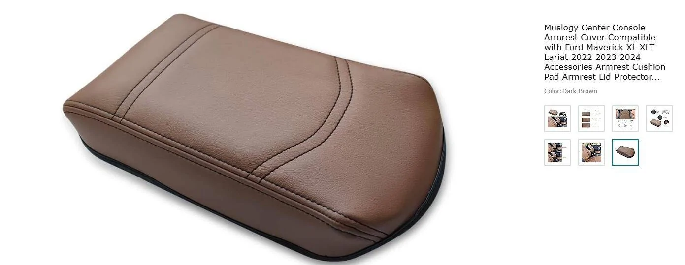Ford Maverick Padded Arm Rest Recommendations that add more cushion? 1735859593421-wx