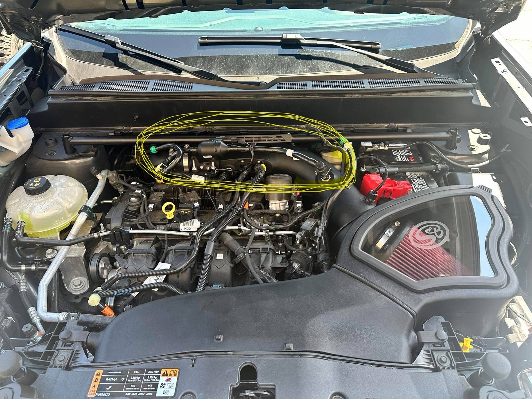 Ford Maverick 2024 vs 2022 intake IMG_9374
