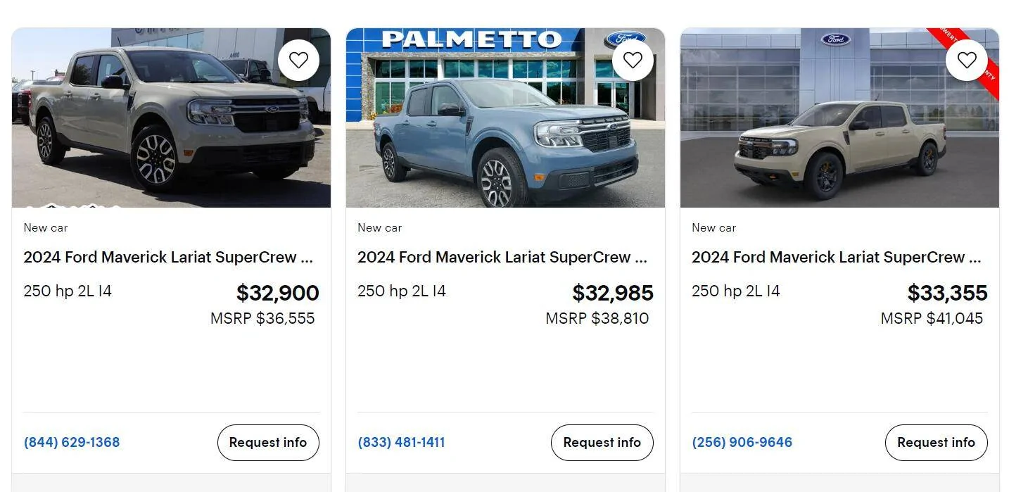 Ford Maverick Dealer markups? 1736163426251-6h