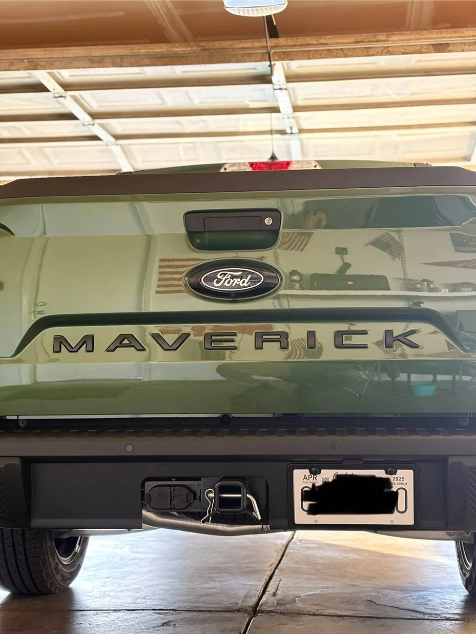 Ford Maverick Eruption Green Tailgate Lettering Color Choices IMG_4875