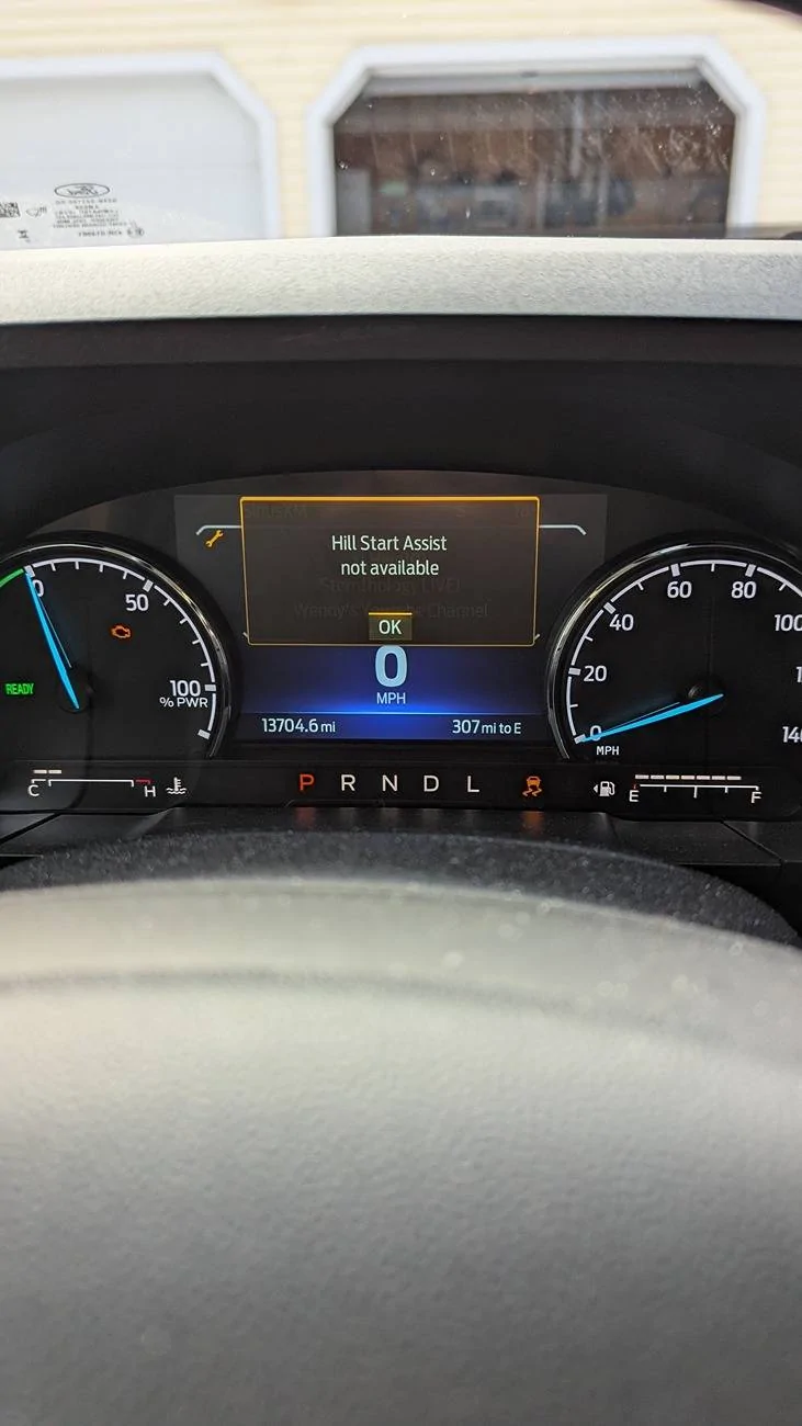 Ford Maverick Warning lights popped up while driving and truck wouldn't engage drive PXL_20250110_160457882.MP