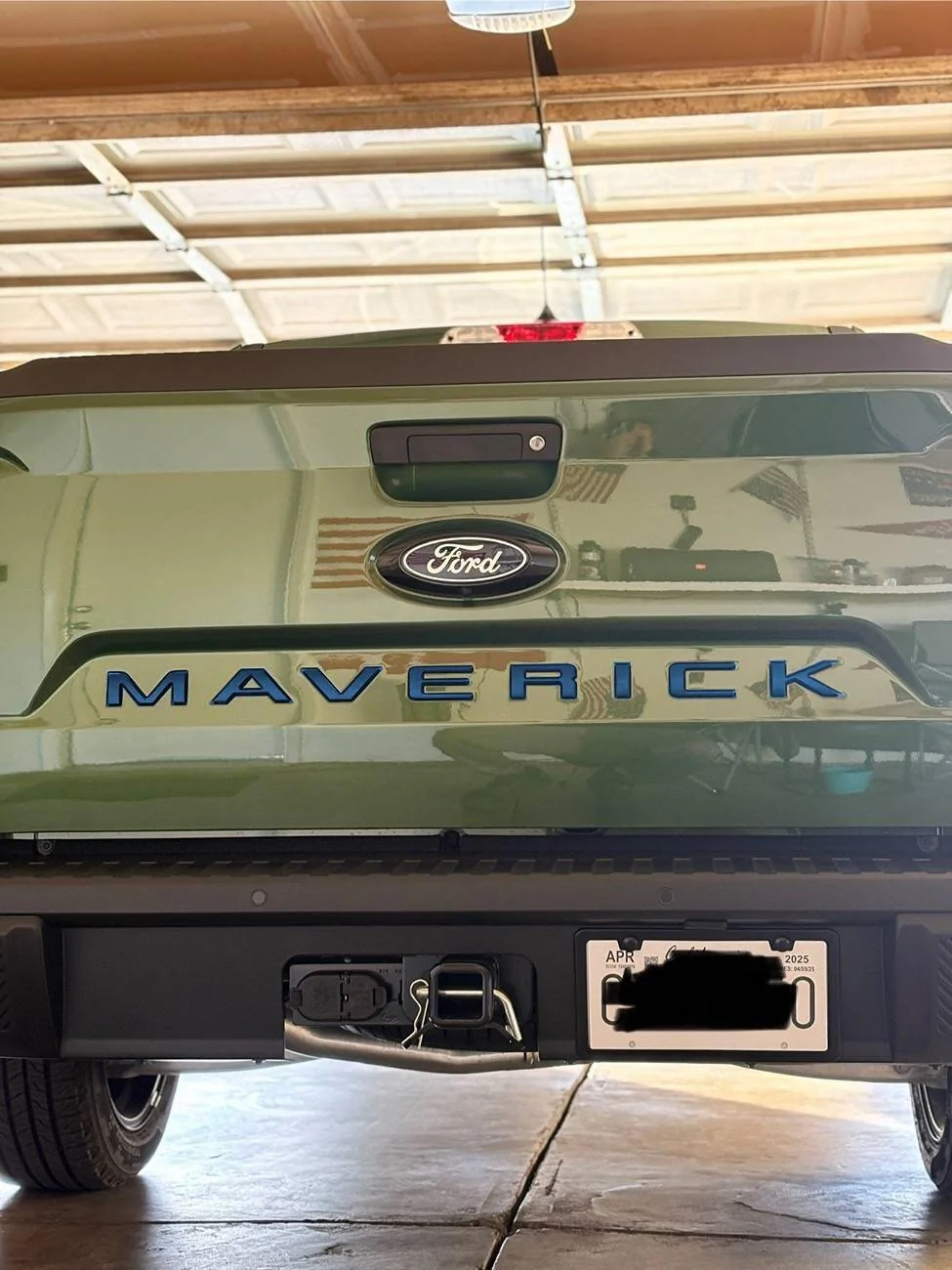 Ford Maverick Eruption Green Tailgate Lettering Color Choices mav_teal