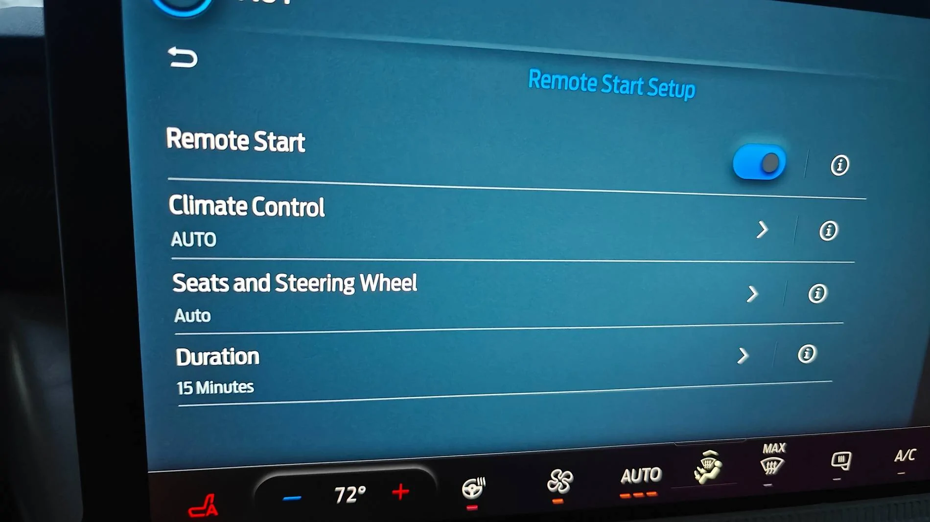 Ford Maverick 2025 Lariat Remote Start not Heating seats and Steering wheel IMG20250111070106