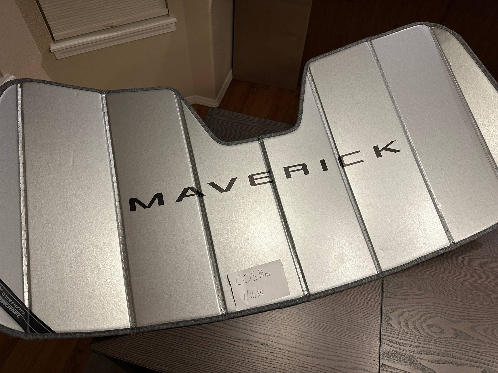 Ford Maverick UVS100 Sunshade IMG_5092