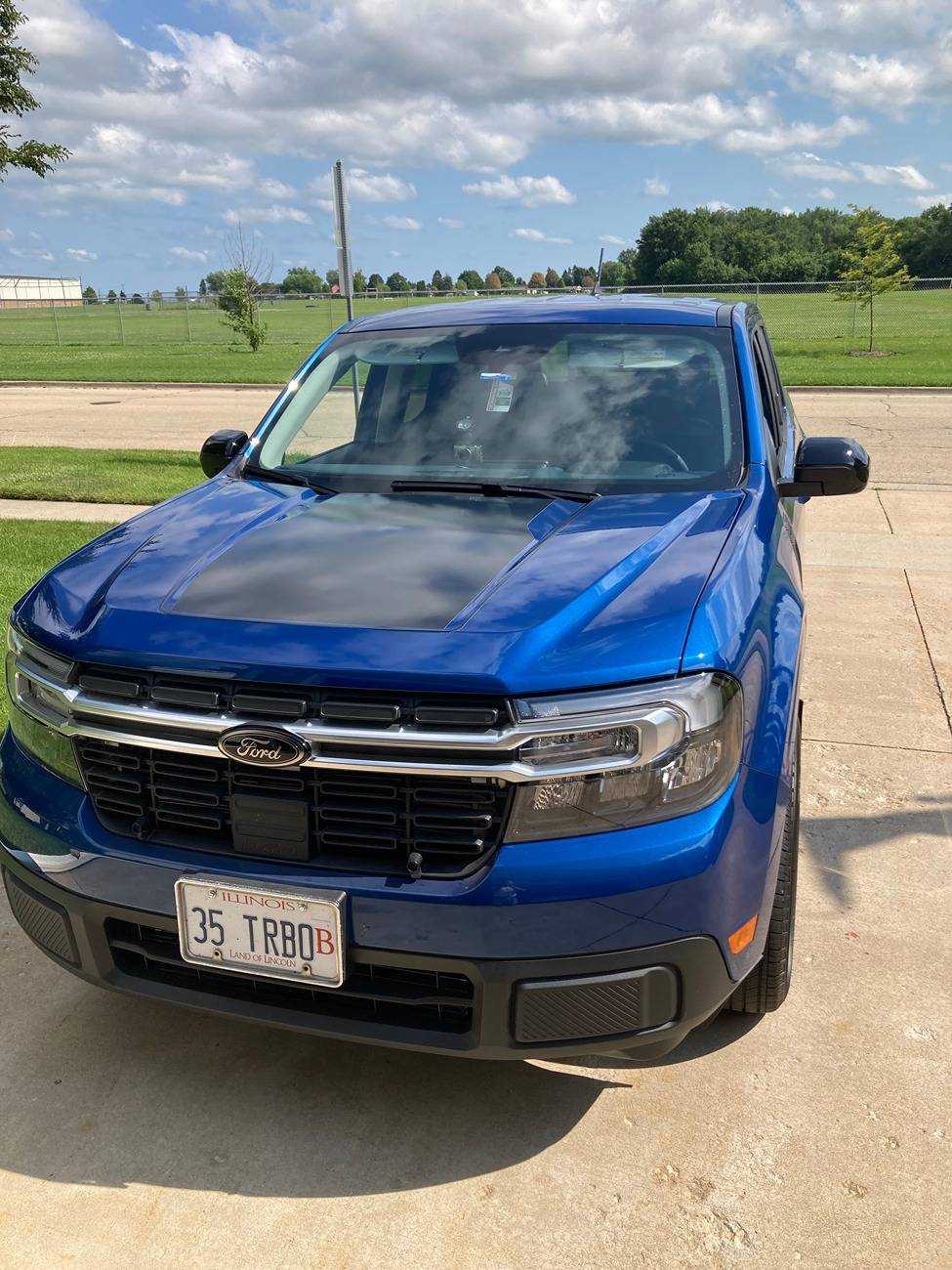 Ford Maverick Black Appearance Package (BAP) Hood Graphics - XLT vs Lariat (photos) IMG_0301.JPG