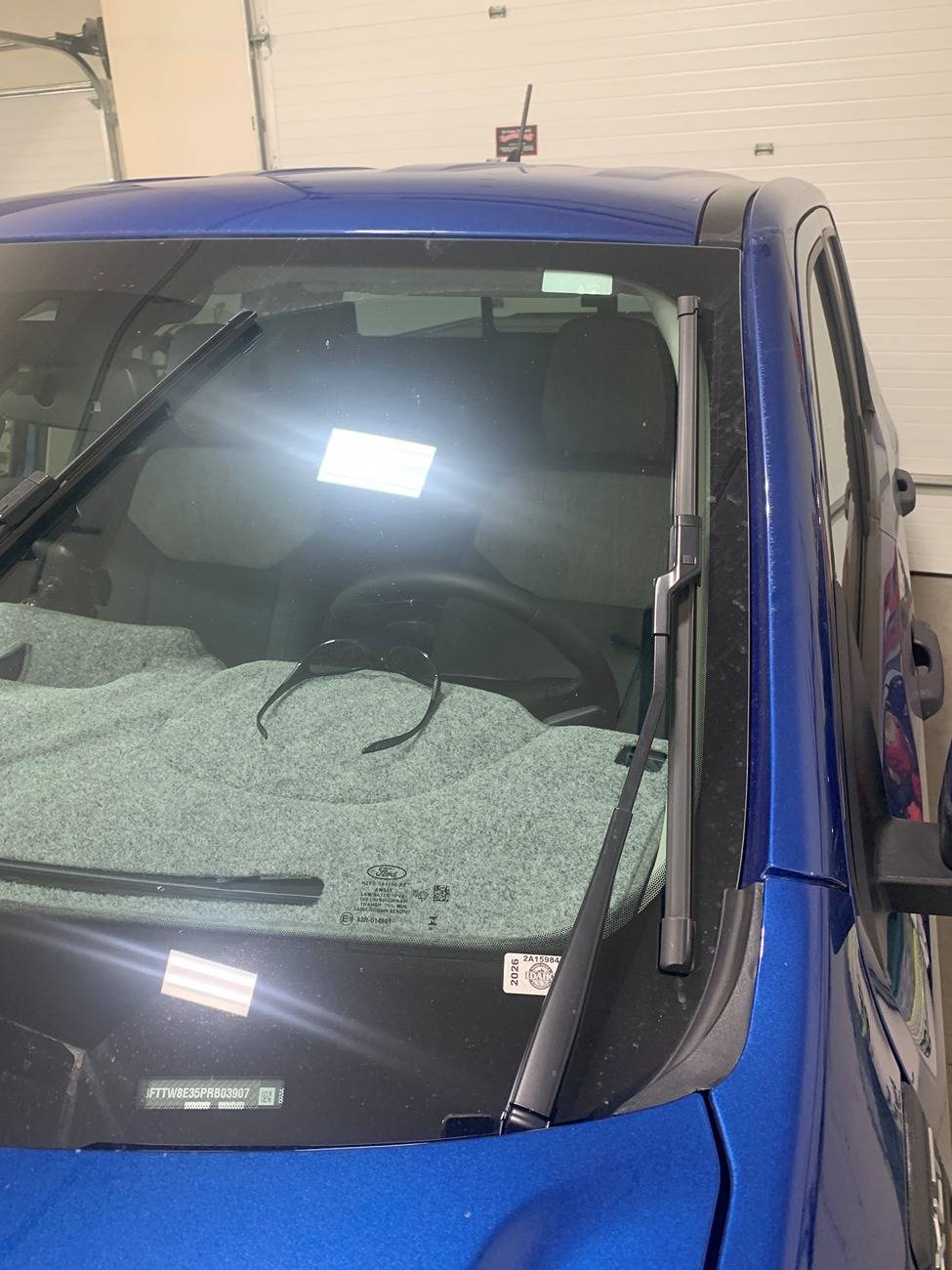 Ford Maverick Left Windshield wiper limited cleaning range Wiper