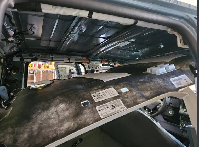 Ford Maverick Headliner vs rear dash cam wire Roof & Headliner - wilbur