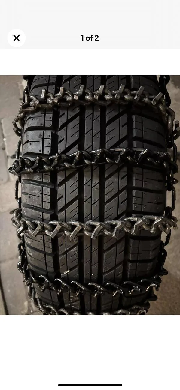 Ford Maverick Tire Chains. IMG_6694