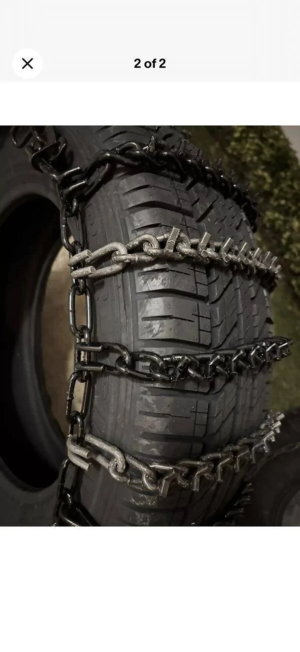 Ford Maverick Tire Chains. IMG_6695