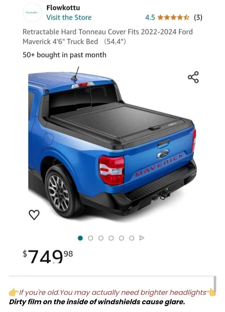 Ford Maverick Inexpensive Bed Cover recommendations? 20250114_090942