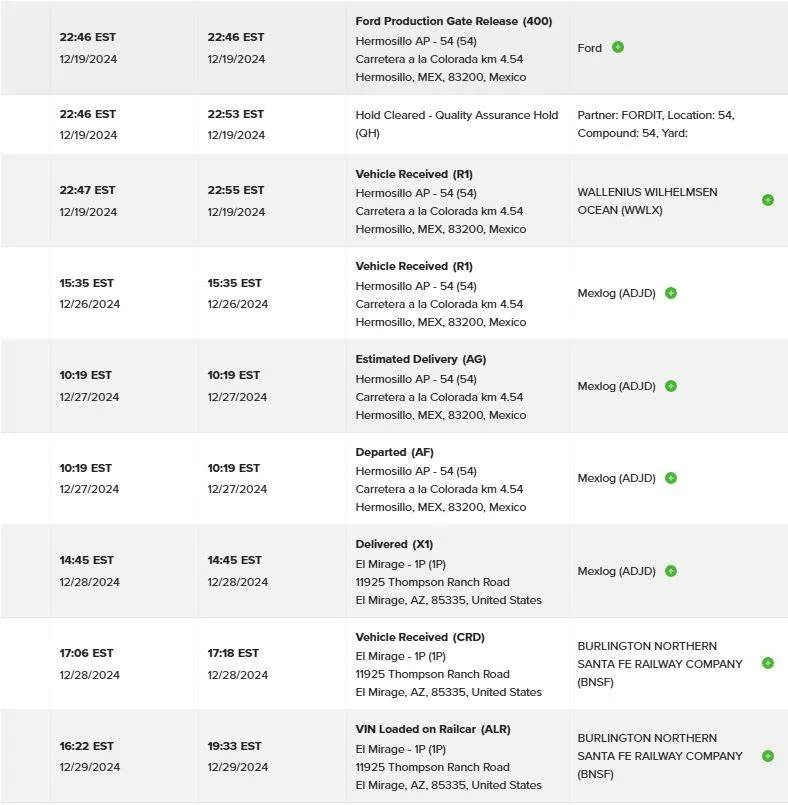 Ford Maverick 2025 Maverick Now Shipping! Received my Shipped update MRobinson_MaverickTransit2