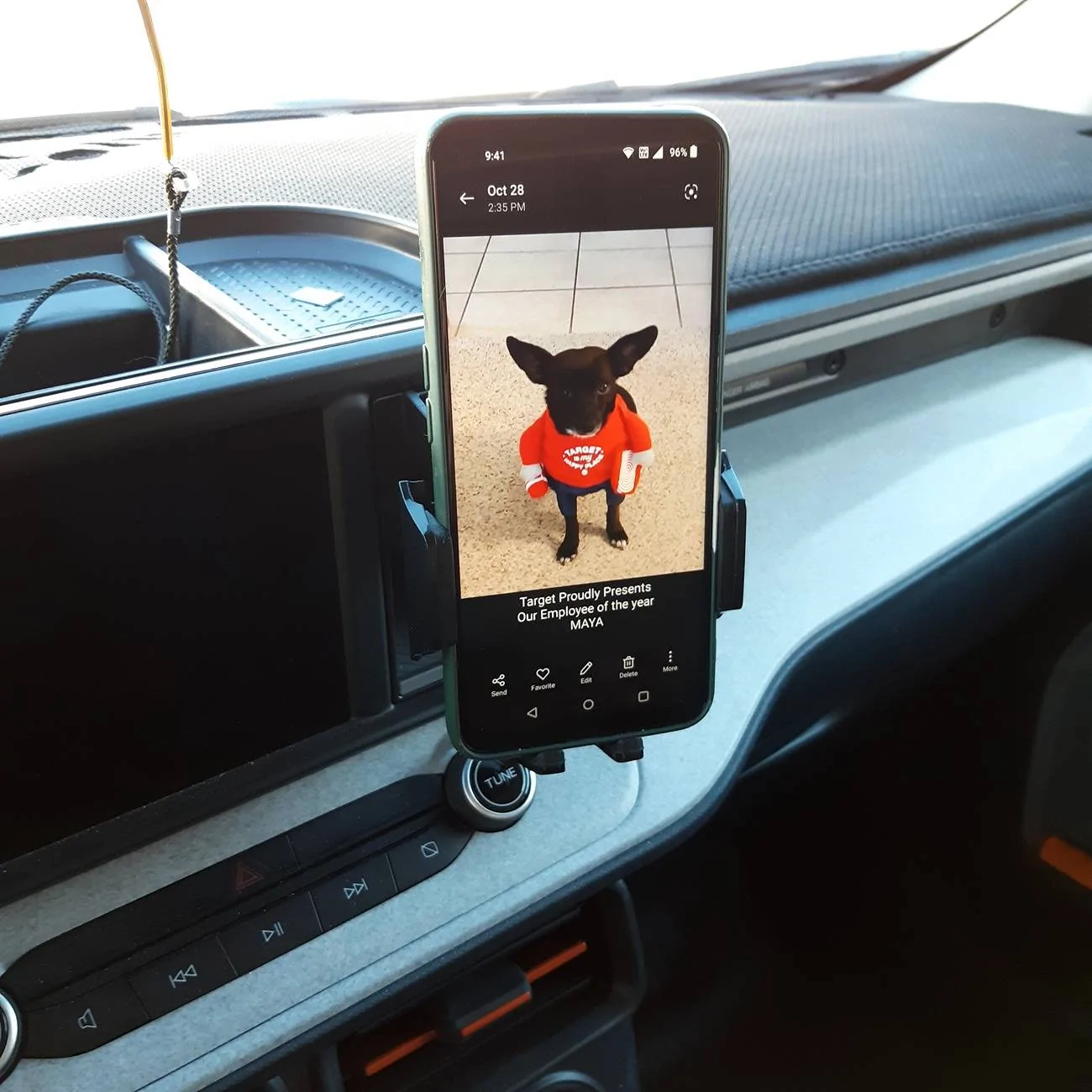 Ford Maverick Where are you mounting your phone in 2025 Maverick now that the cubby is gone? 20241209_094113