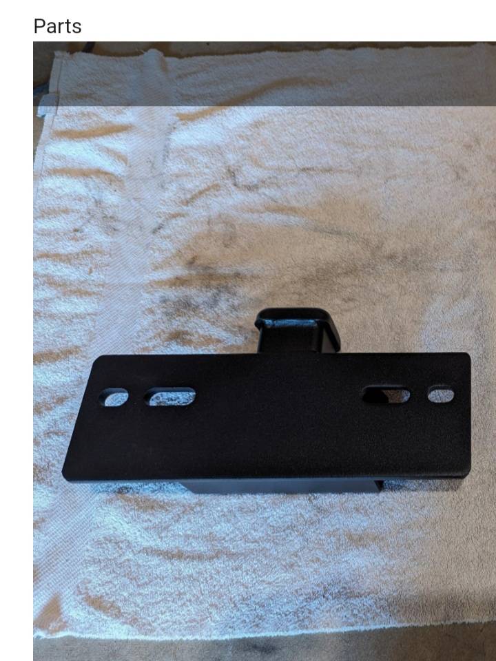 Ford Maverick Harbor Freight 5000 lb hitch receiver DIY install 20250115_091357