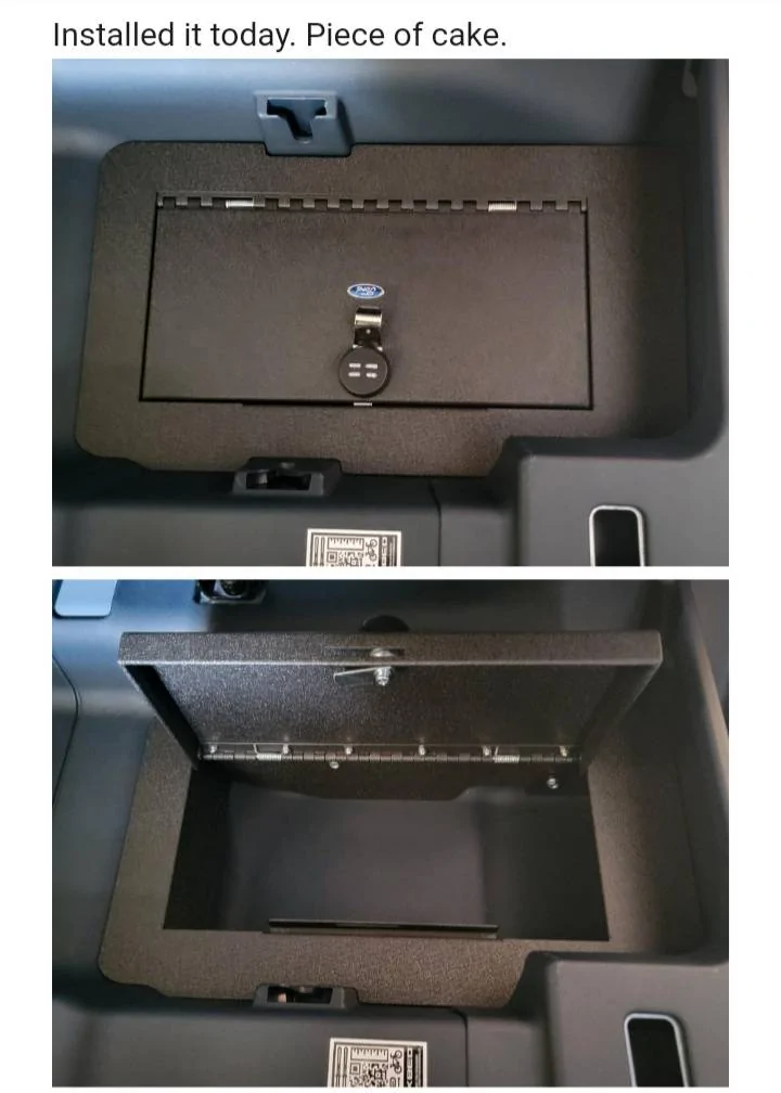 Ford Maverick Rear locking vault for 2025 Maverick awd hybrid 20250117_090003