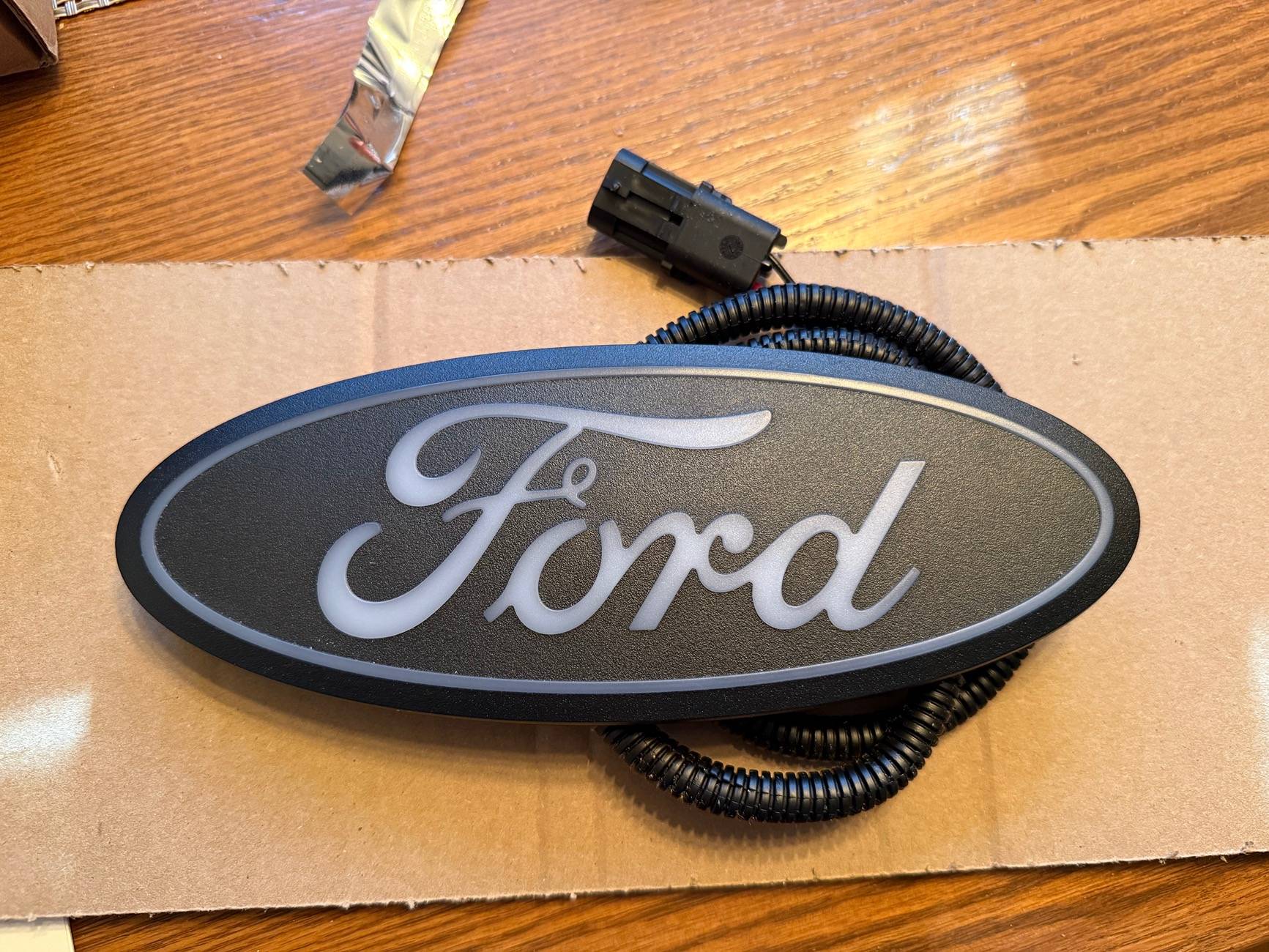 Ford Maverick Lighted Front Grille Ford Oval for 2025 Mavericks IMG_8626