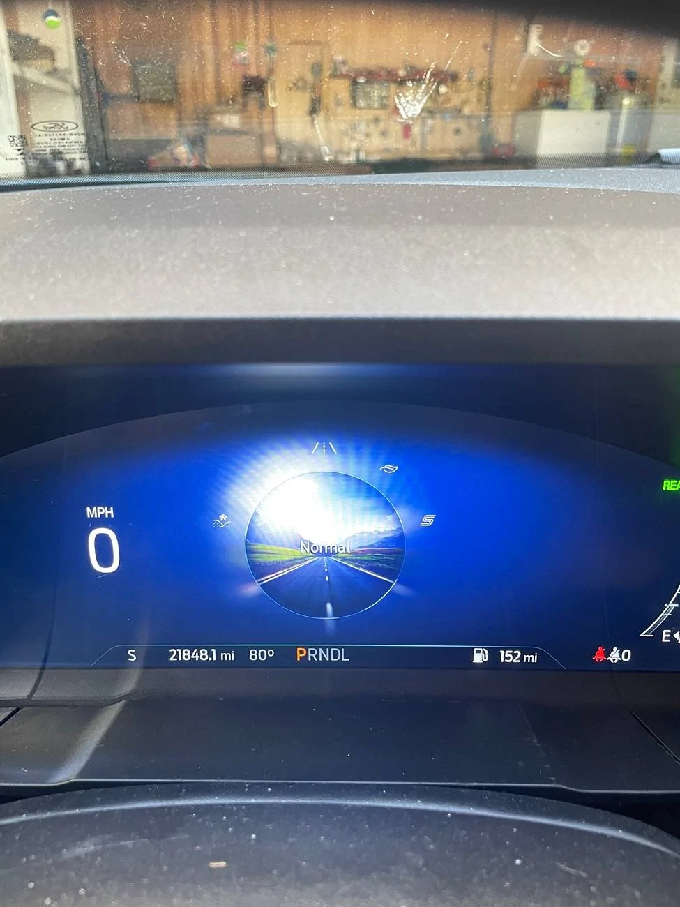 Ford Maverick Lariat cluster IMG_3451