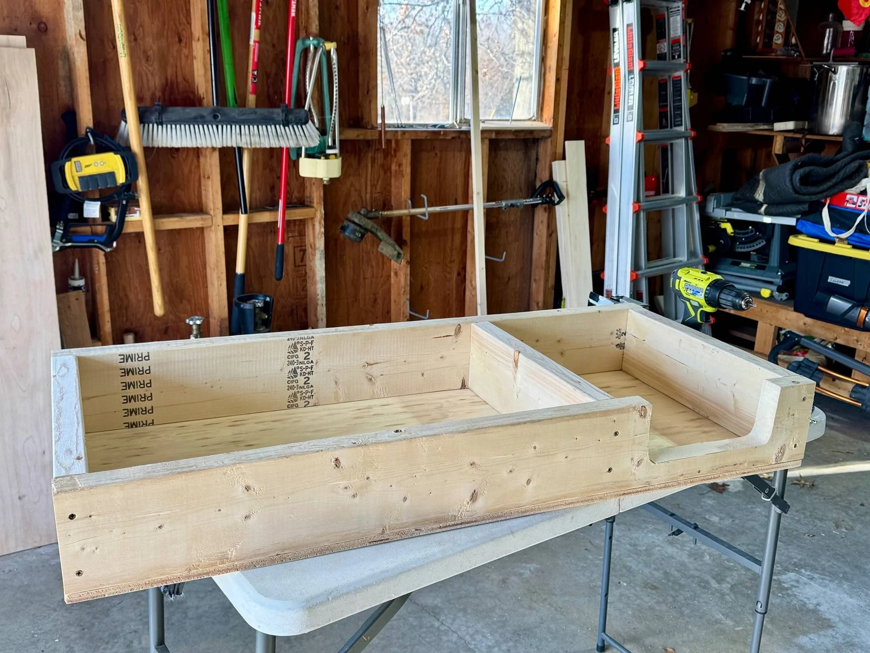Ford Maverick DIY Bed Tray for 12v Fridge + Power Station IMG_8820