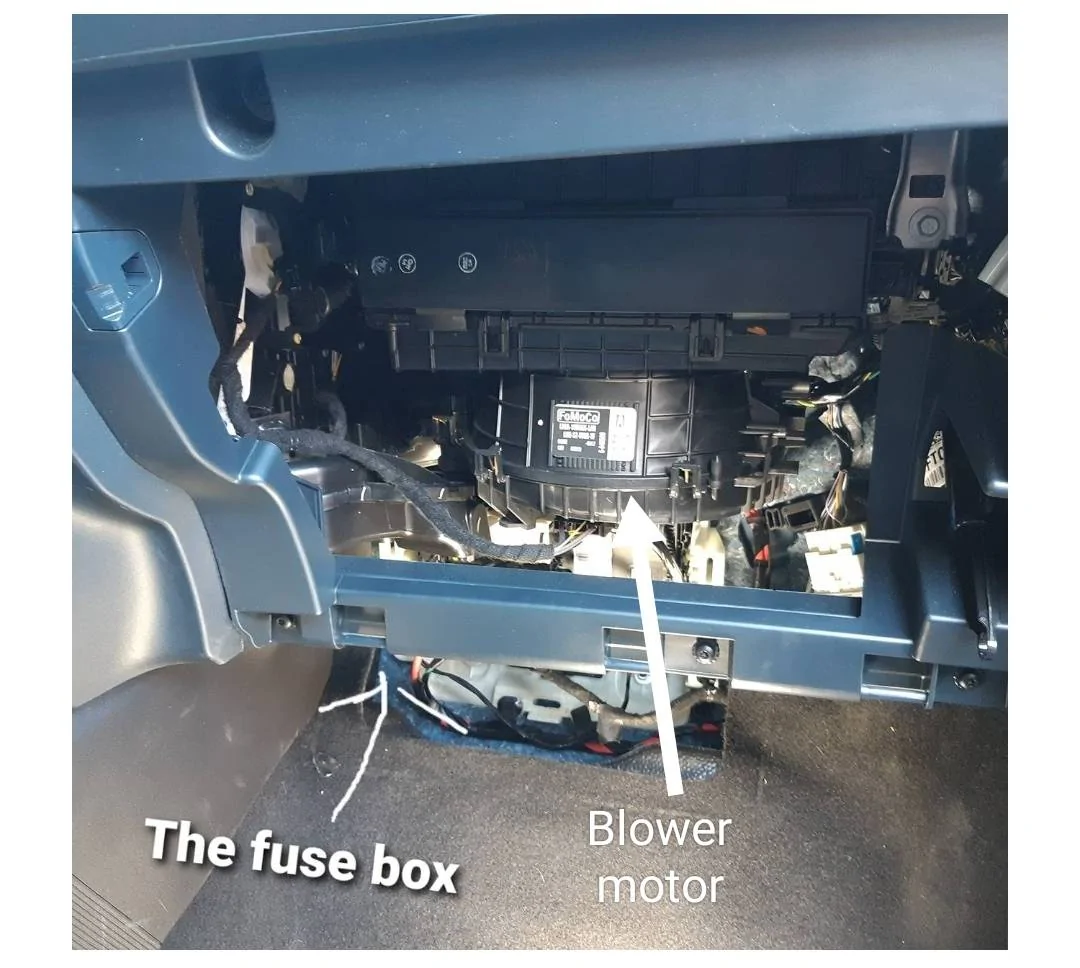 Ford Maverick Blower motor on high is super loud IMG_20250120_151950
