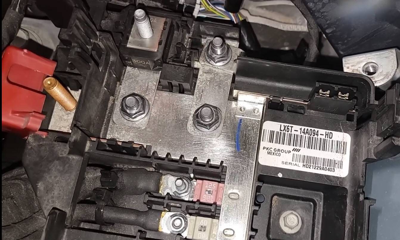 Ford Maverick Tapping Power Under the Hood High Current BJB - FordBossMe