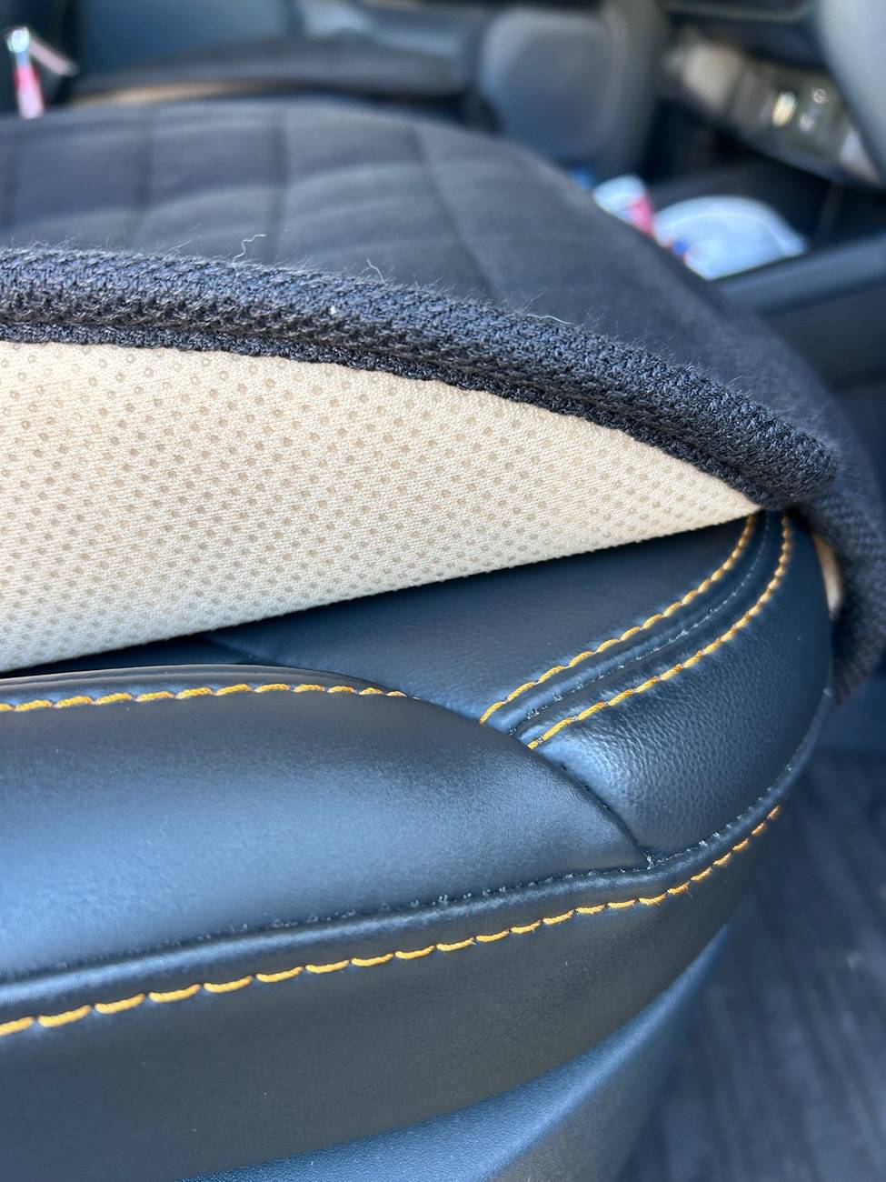 Ford Maverick Front Seat-Bottom Covers (padded) Amazon IMG_7311