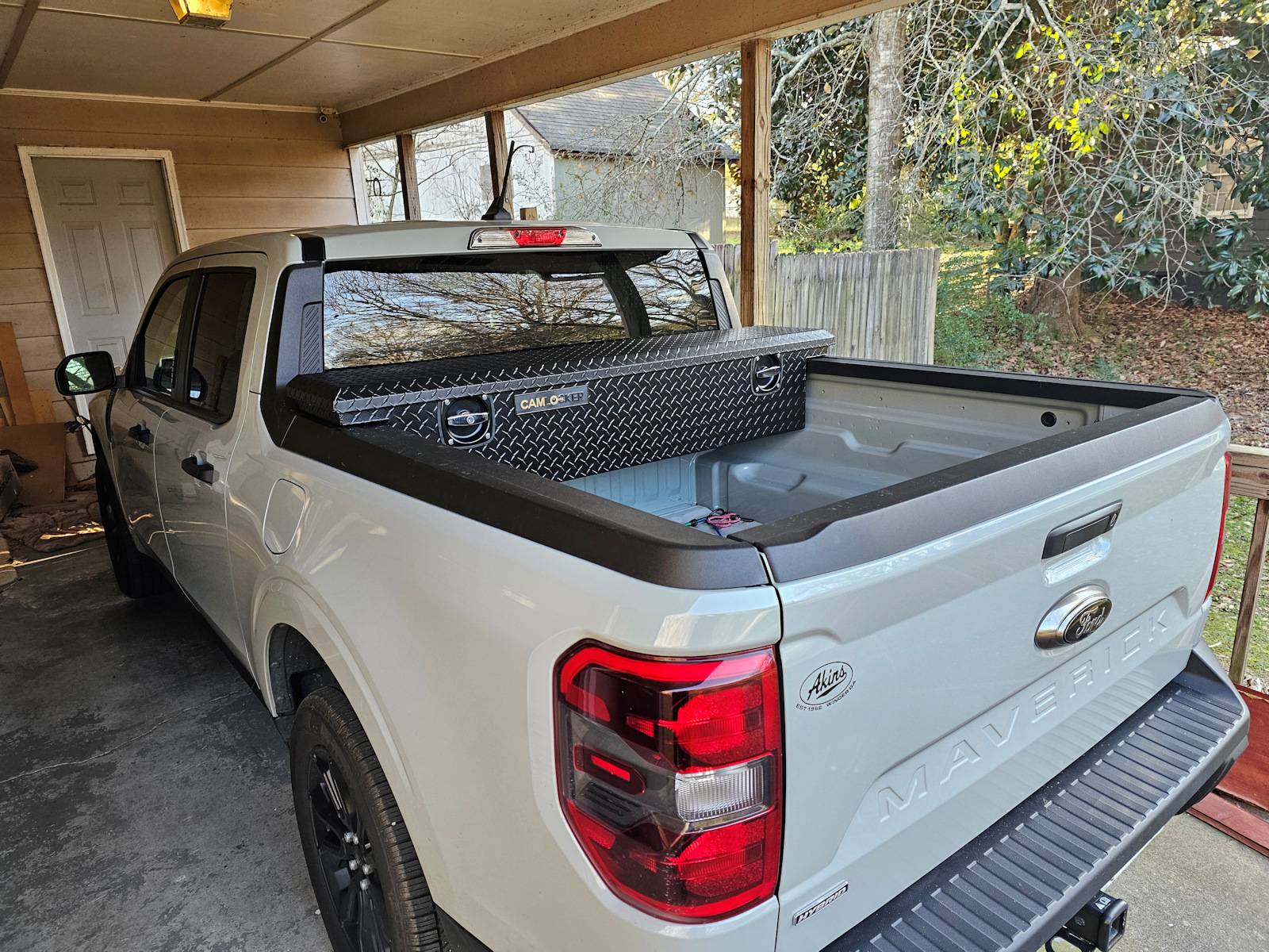 Ford Maverick Anyone figured out when/where we can get this Ford storage box yet? 20250103_155645