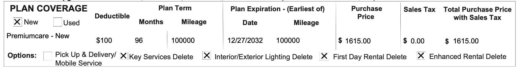 Ford Maverick Extended warranty Screen Shot 2025-01-22 at 9.22.55 AM