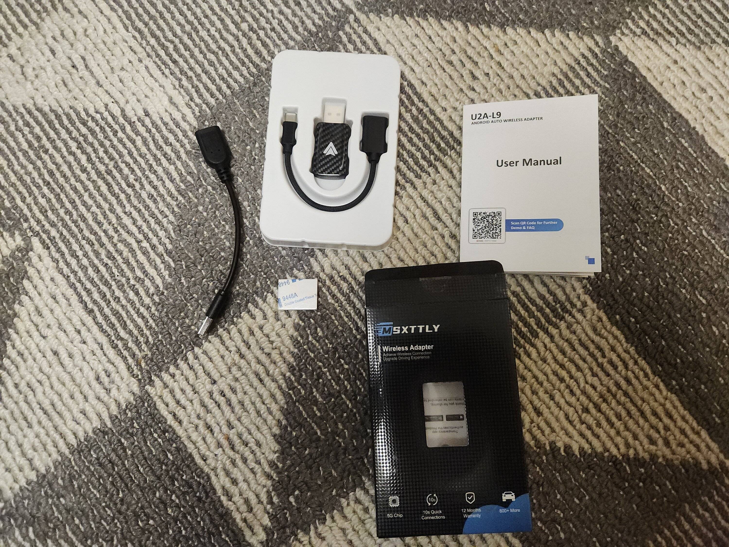 Ford Maverick Cheap and awesome WIRELESS Android Auto adapter for the Maverick 1737589853416-od