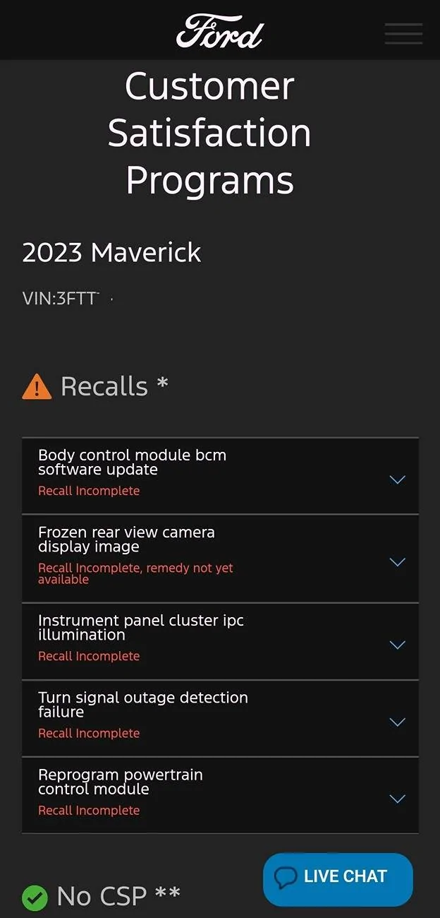 Ford Maverick Recall: 25S02 12V BATTERY INSPECTION Screenshot_20250123_090619_Brave~2