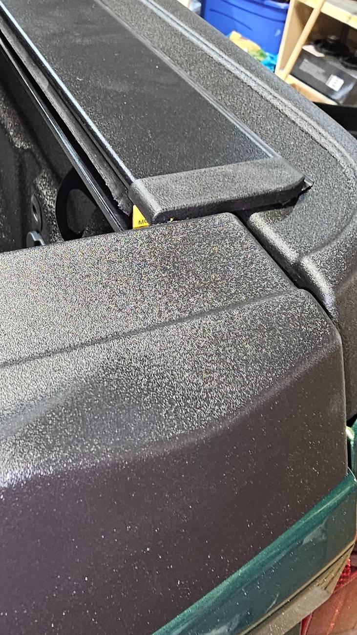 Ford Maverick Roll n Lock Bed Cover won't install correctly. Help..... 20250123_101027