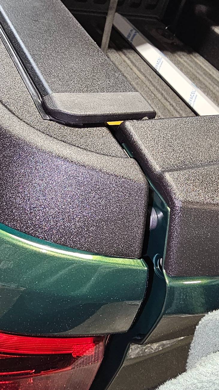 Ford Maverick Roll n Lock Bed Cover won't install correctly. Help..... 20250123_101046