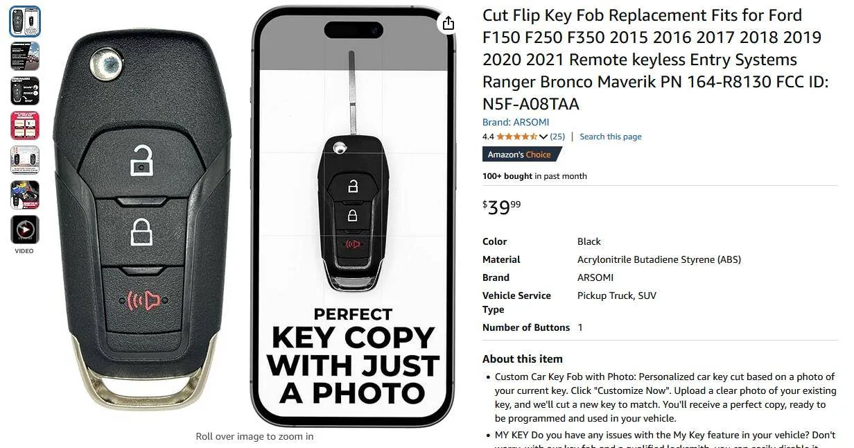 Ford Maverick Extra key and fob 1737739828094-la