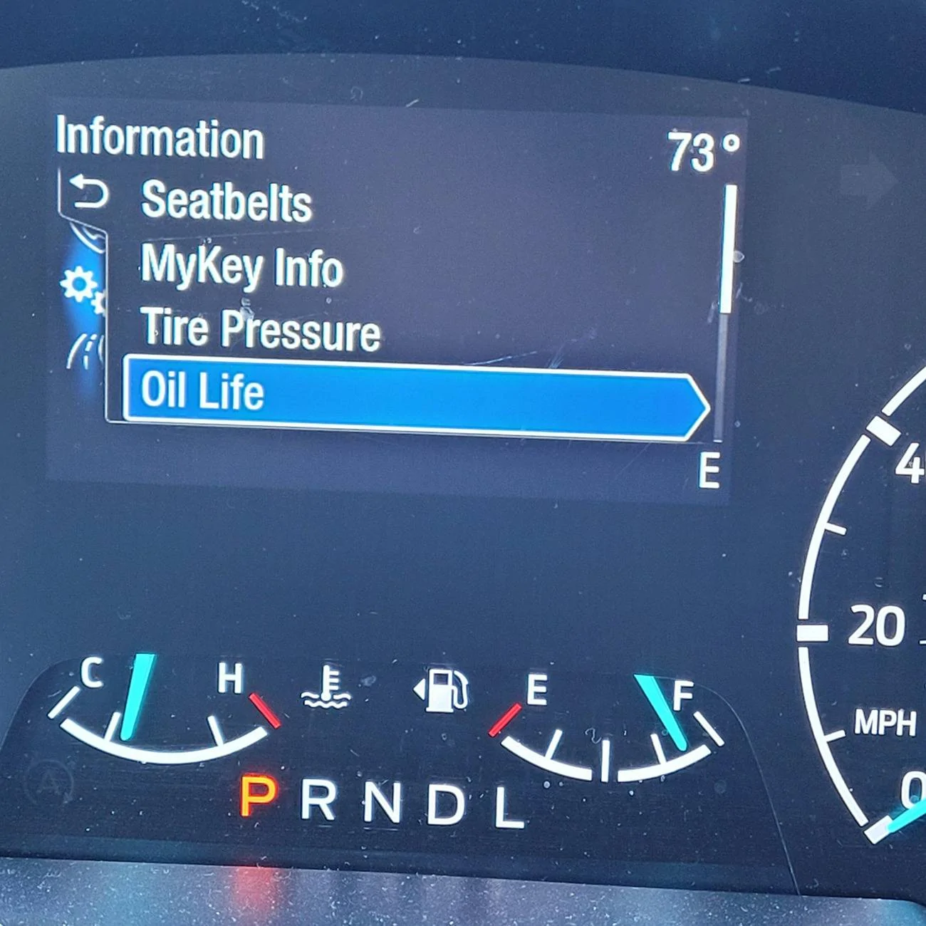 Ford Maverick Change Oil Notice 20231013_134238