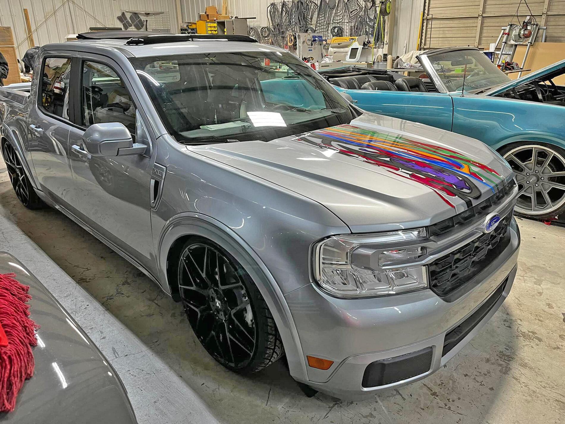 Ford Maverick Lowered Maverick pickup haters look away! This is one slammed / dumped street truck Lowered Ford Maverick pickup truck slammed suspension 4