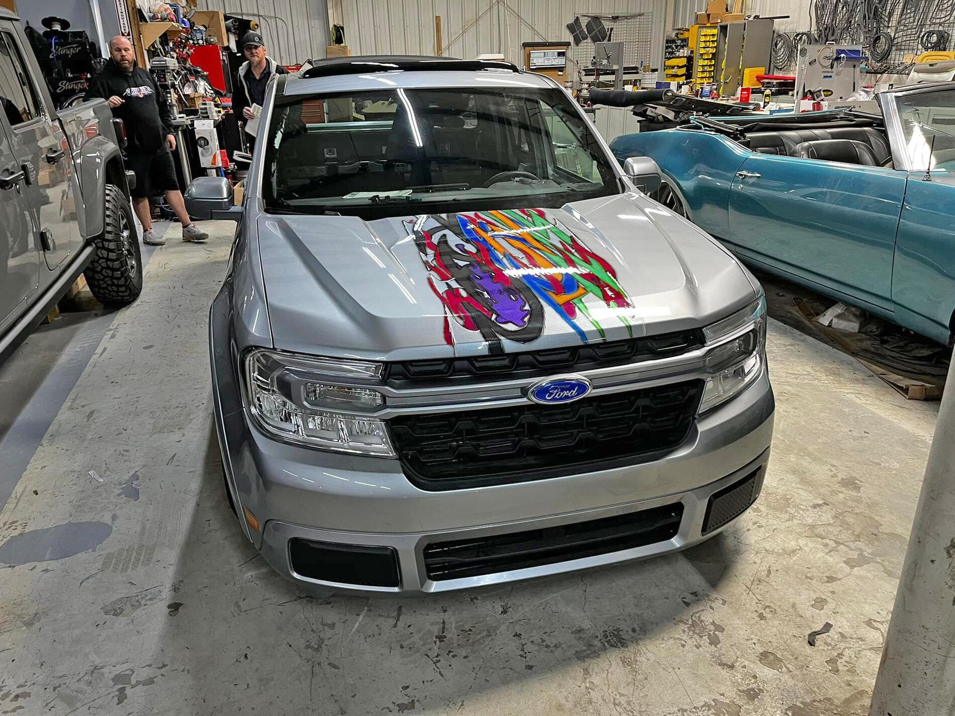 Ford Maverick Lowered Maverick pickup haters look away! This is one slammed / dumped street truck Lowered Ford Maverick pickup truck slammed suspension 3