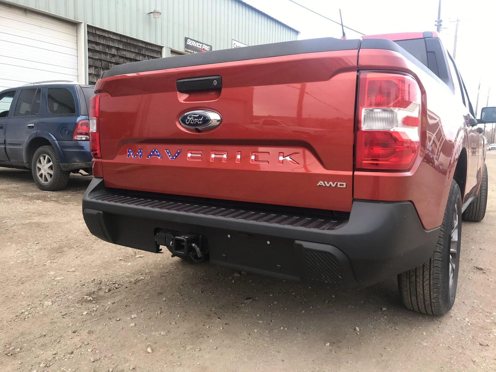 Ford Maverick HOT PEPPER RED Maverick Photos Thread mav lettering 2