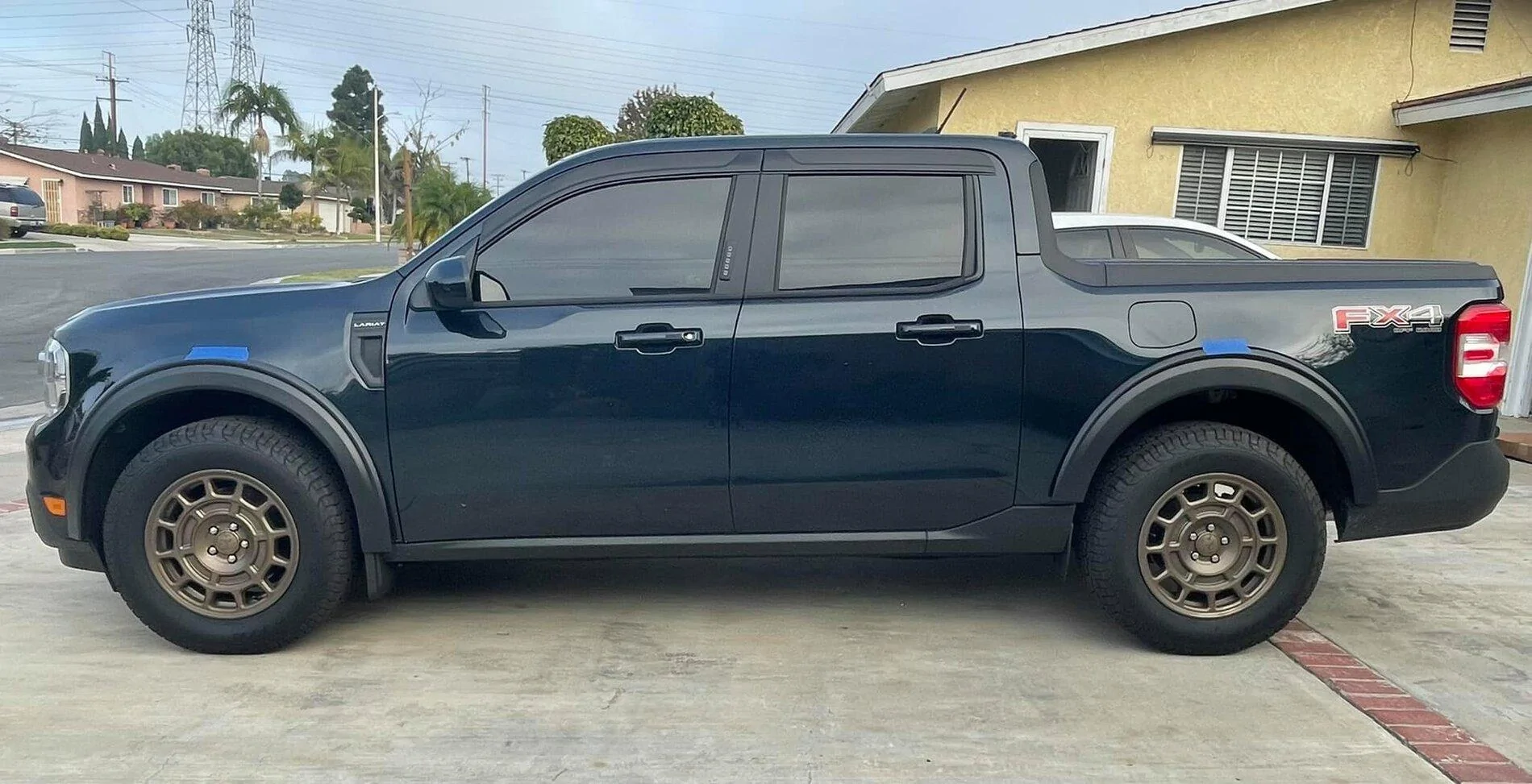 Ford Maverick Ford Air Design Fender Flares installed on XLT Air Design Fender Flares Ford Maverick 