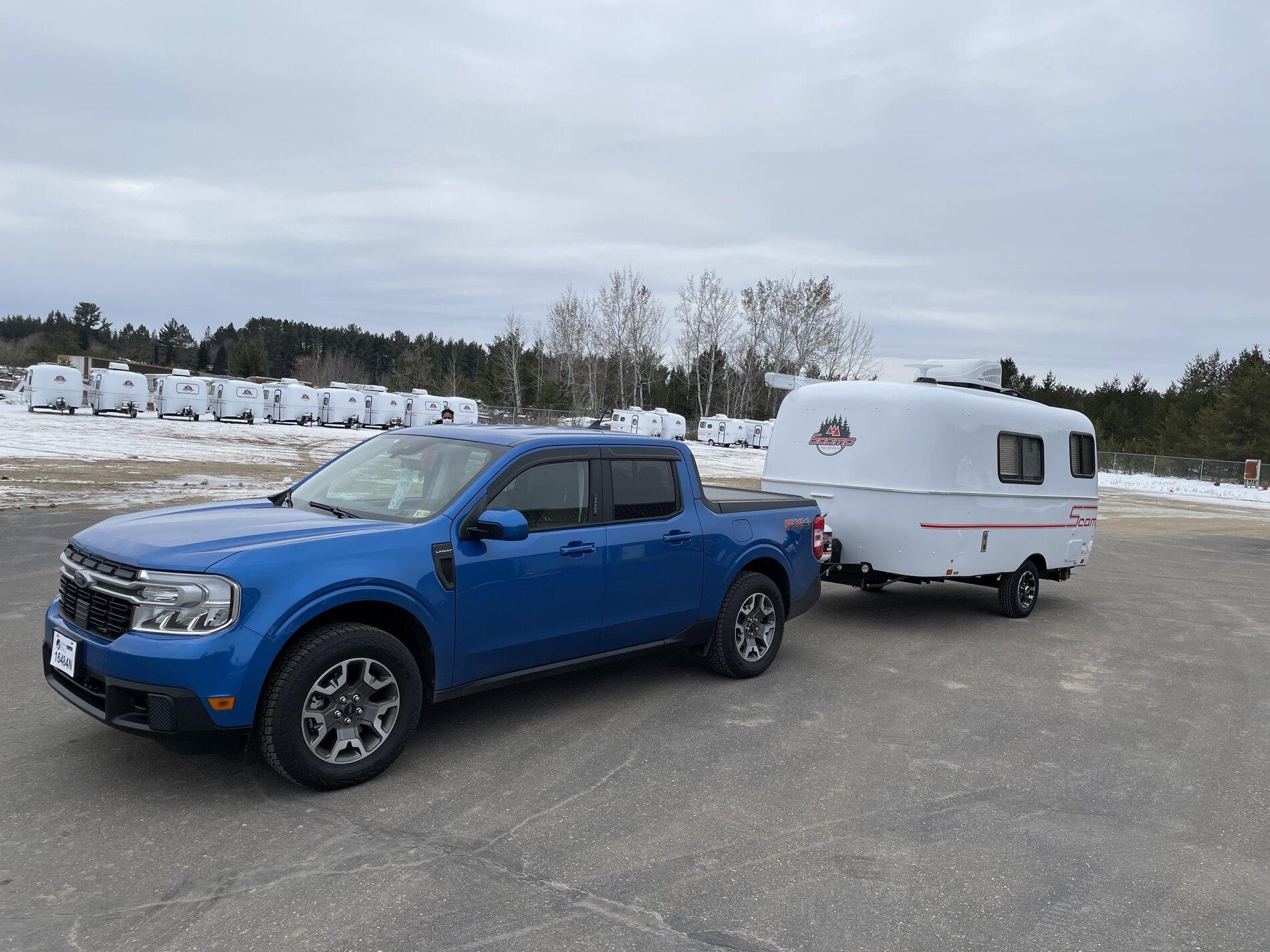 Ford Maverick Tow report: Maverick towing 16 ft Scamp trailer (2200 lbs) for 1500 miles AA2AD88E-6D14-46D8-A254-B4F65BB9C25C