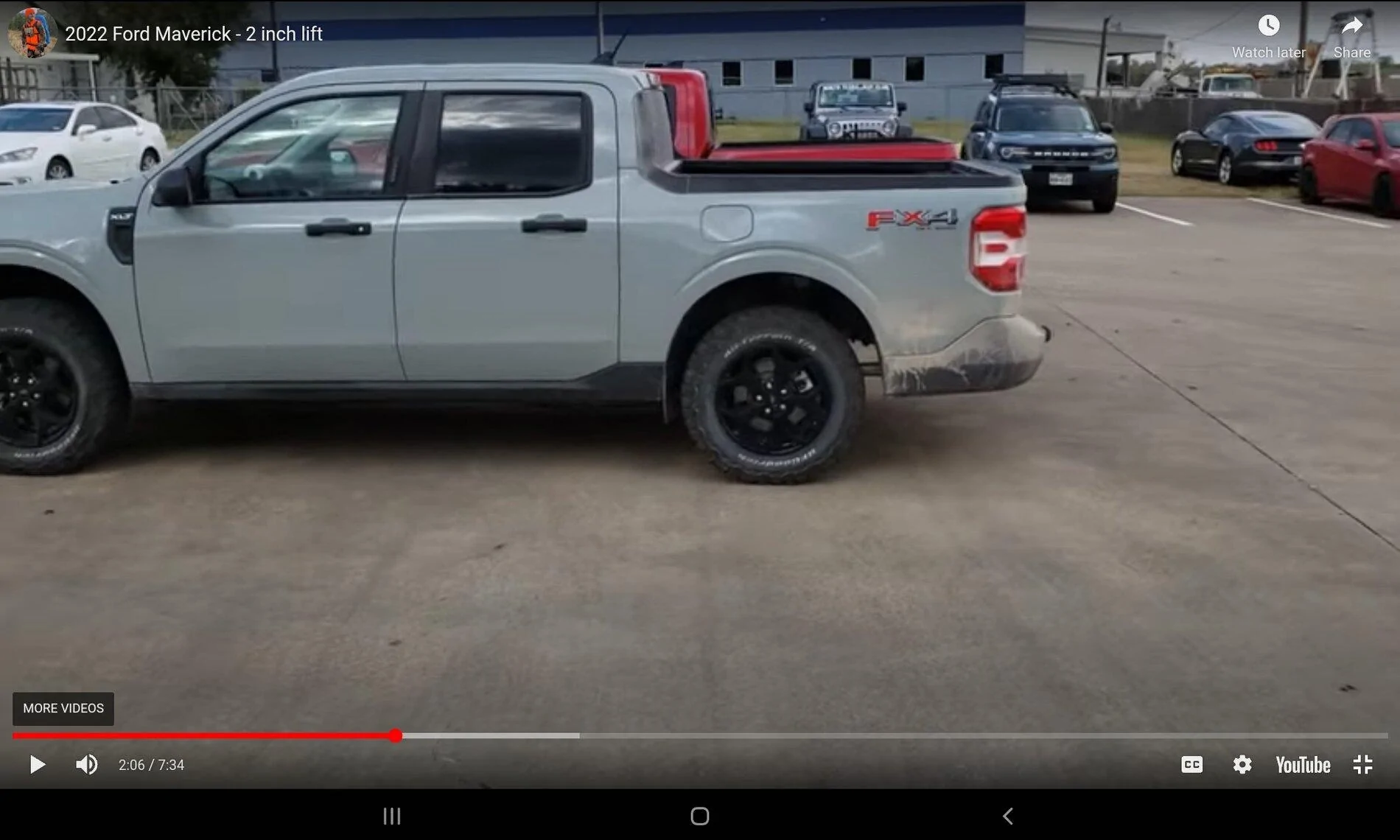 Ford Maverick 2" lift kit from Fordrangerlifts installed and review, including off-road Screenshot_20211130-132133_Chrom