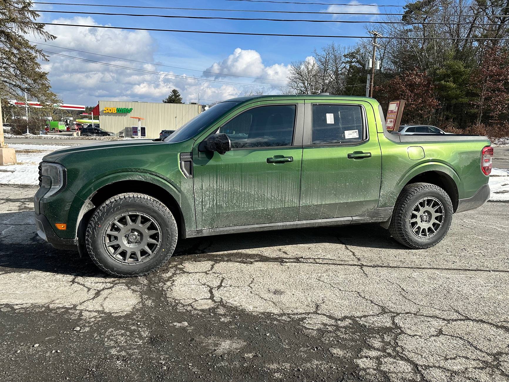 Ford Maverick TK's 2025 Eruption Green Lariat Ecoboost (upgraded from 2022 XLT) IMG_7935